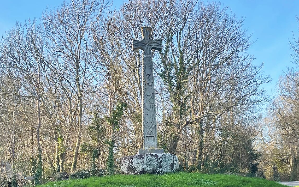 Studland village cross