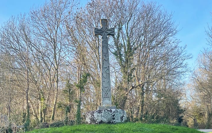 Studland village cross